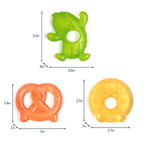 Cutie Coolers™ Silly Foods Water Filled Cooler Teethers (3-pack)