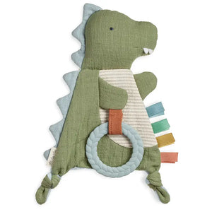Dino Bitzy Crinkle with Silicone Teether Toy