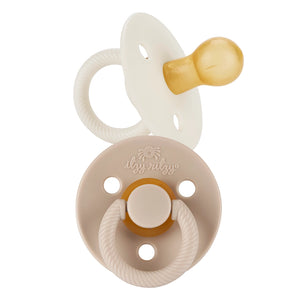 Soother Natural Rubber Pacifier Set (2-pack) - Coconut/Toast