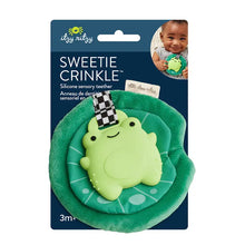 Sweetie Crinkle with Frog Silicone Teether