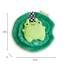 Sweetie Crinkle with Frog Silicone Teether