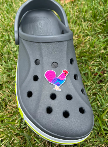 Hawaii Themed Jibbitz Croc Charm - Rooster