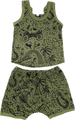 Opihi Set in North Shore Jungle Green