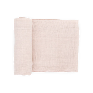 Organic Cotton Muslin Swaddle Blanket in Rosie