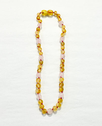 Honey Rose Authentic Certified Raw Amber Necklace