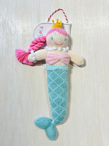 Marina Mermaid Crochet Rattle Doll 7