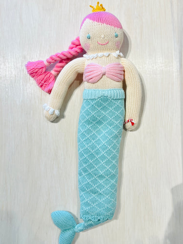 Marina the Walking Mermaid Crochet Rattle Doll 18