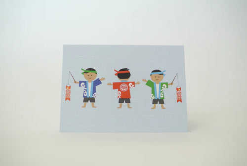 MADE IN HAWAII - Happi Boys - Single Notecard with Envelope
