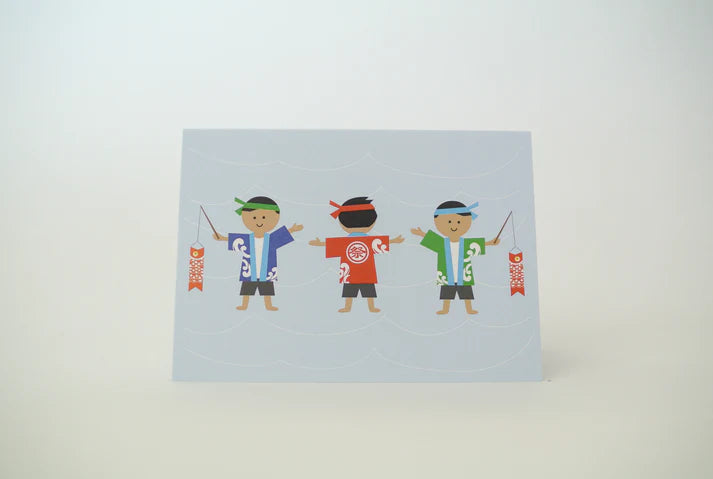 MADE IN HAWAII - Happi Boys - Single Notecard with Envelope