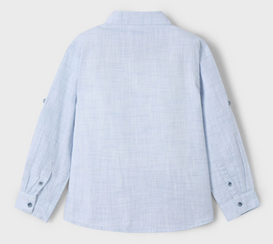 Collar Popover Shirt in Pearl