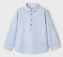Collar Popover Shirt in Pearl