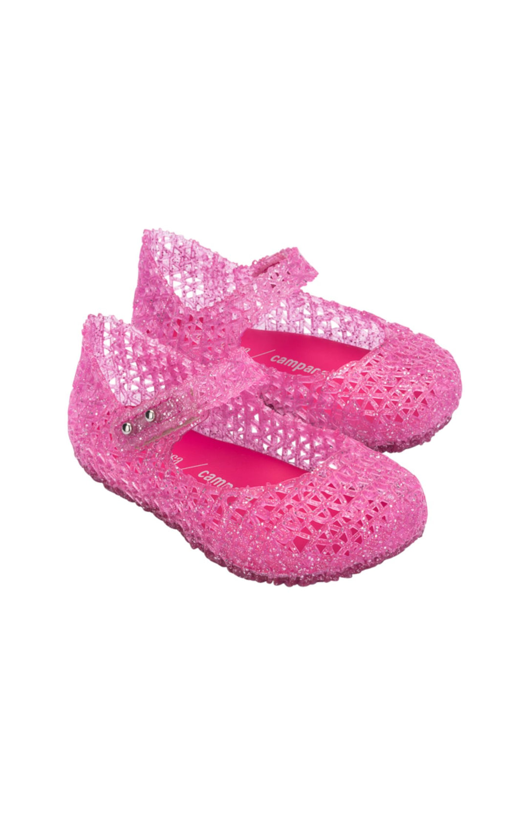 Mini Campana Papel - Pink Glitter