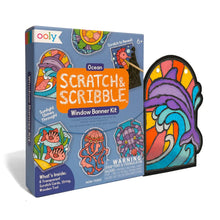 Mini Scratch & Scribble Window Banner Kit - Ocean