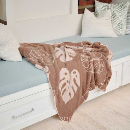 Monstera Bliss Blanket 56x78
