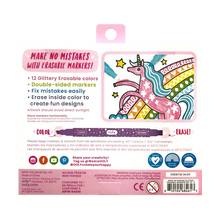 Make No Mistake - Sparkle Glittery Erasable Markers (set of 12)