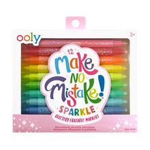 Make No Mistake - Sparkle Glittery Erasable Markers (set of 12)