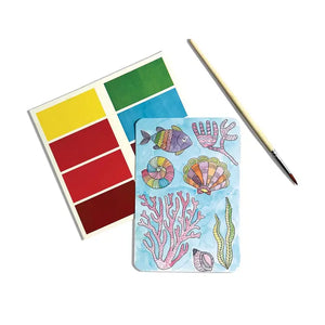 Ocean Paradise Scenic Hues D.I.Y. Watercolors Kit