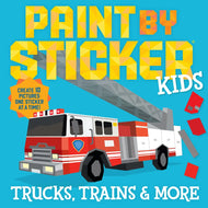 Paint by Sticker for Kids - Trucks, Trains & More