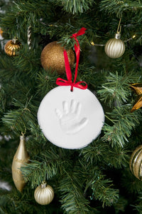 Babyprints Christmas Keepsake Ornament - Set of 2