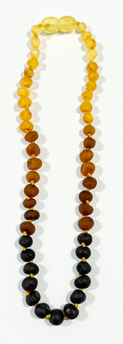 Rainbow Authentic Certified Raw Amber Necklace