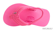Kids Grombow - Soft Rubber Top Sole with 1" Strap in Pink
