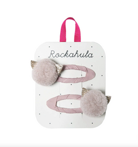 Pom Pom Cat Clips