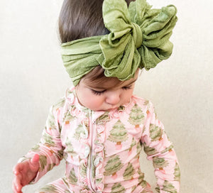 Olive Bow Headband