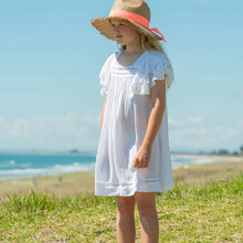 White Tassle Time Beach Dress