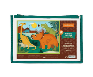 Dinosaur Park - 12 pc Puzzle Pouch