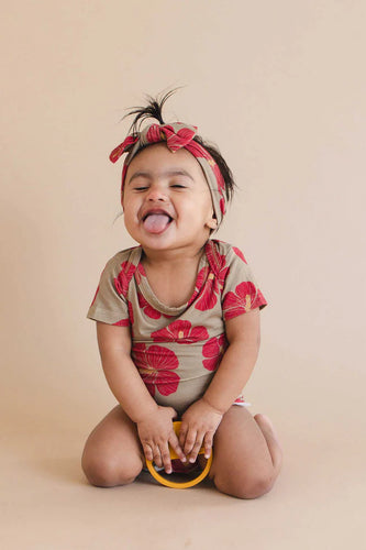 Mele Short Sleeve Bamboo Onesie