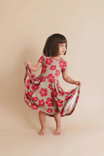 Mele Short Sleeve Twirl Dress