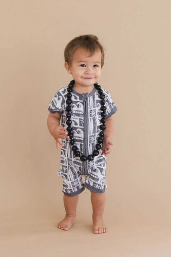 Surf's Up Shorty Bamboo Romper