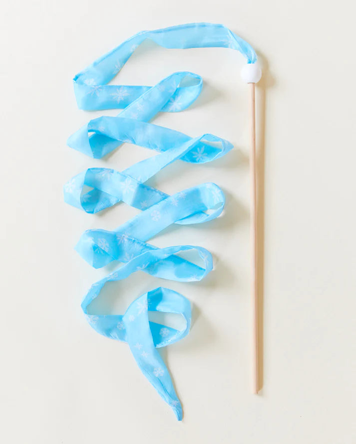 Snowflake Silk Streamer – Droplets.