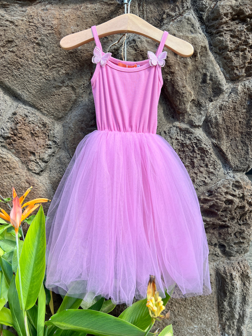 Butterfly Tutu Dress in Pink