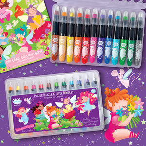 Glitter Fairy Dry Erase Coloring Gift Set