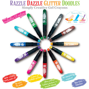 Glitter Space Dry Erase Coloring Gift Set