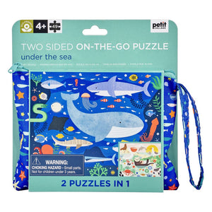 Under the Sea Two-sided Travel Puzzle - 49 pc Puzzle
