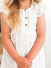 White Embroidery Dress