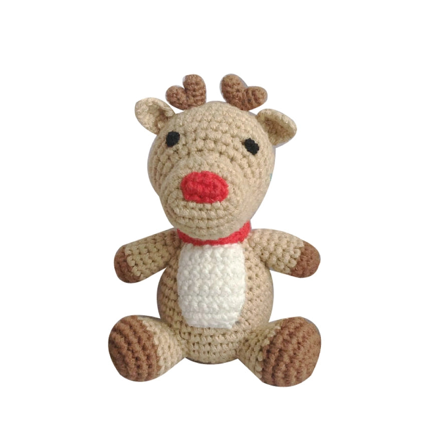 Reindeer Crochet Rattle 4