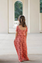 Jumpsuit in Mauve Hibiscus