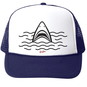 Shark Navy Trucker Hat