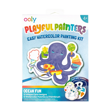 Playful Painters East Watercolor Painting Kit - Ocean Fun