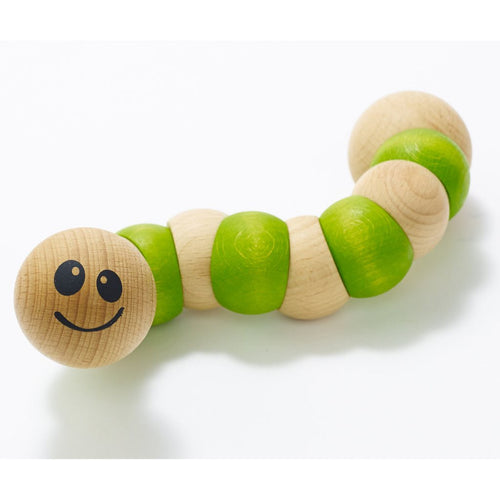 Green Earthworm - Clutching Toy