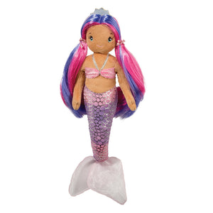 Nola Pink Mermaid with Dark Pink and Purple Hair