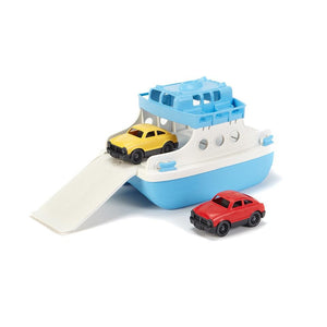Ferry Boat in Blue/White with 2 Cars Included