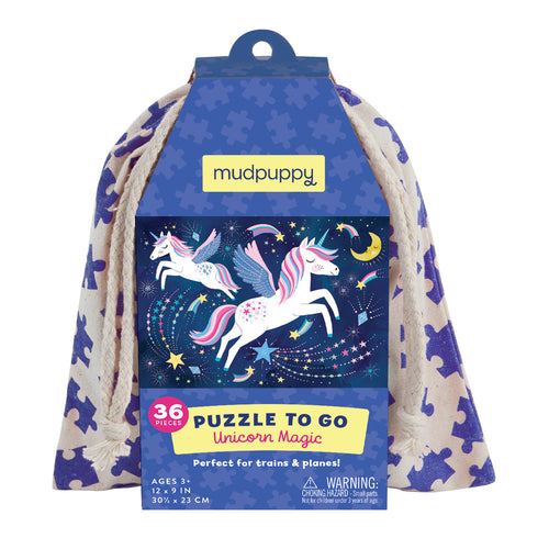 Puzzle To Go Unicorn Magic - 36 pc Puzzle
