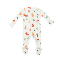 0-3mos, 3-6mos, 6-9mos, 9-12mos - Cookies Thermal Zipper Footie