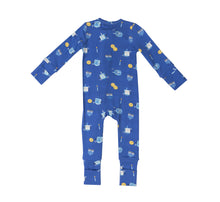 3-6mos, 6-12mos, 18-24mos - Dreidel 2 Way Zipper Romper Coverall