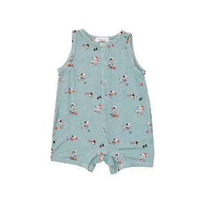 Firehouse Dalmations Bamboo Shortie Romper