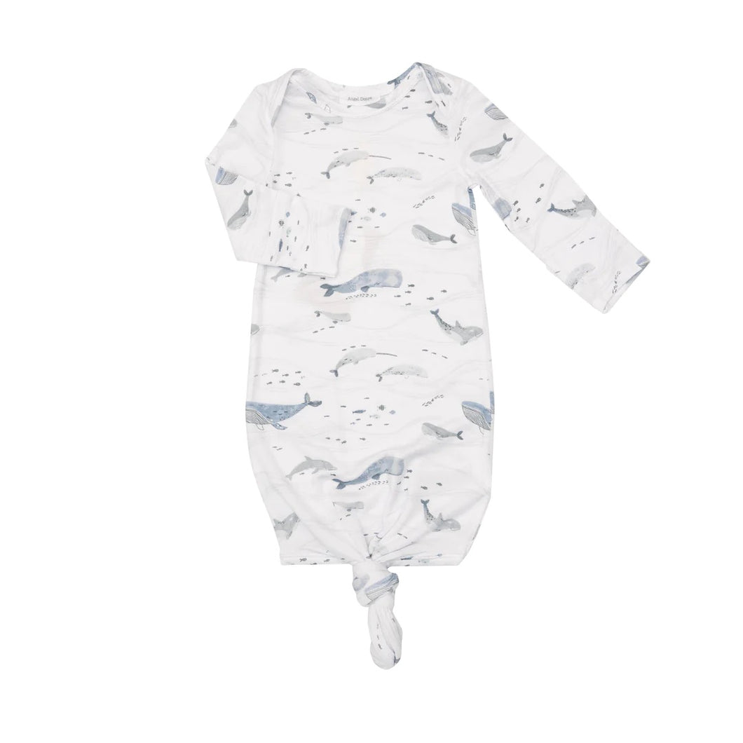 Soft Ocean Knotted Gown 0-3mos